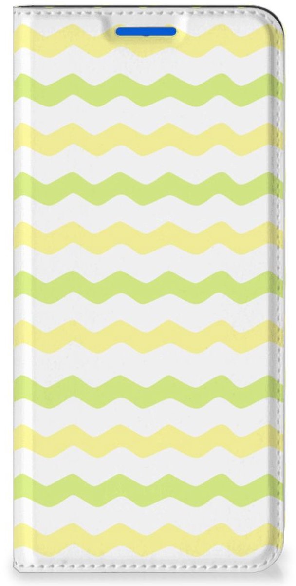 OPPO Reno6 5G Hoesje met Magneet Waves Yellow