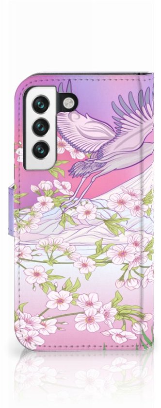 Book Style Case Samsung Galaxy S22 Smartphone Cover Cadeaux pour Femme Bird Flying
