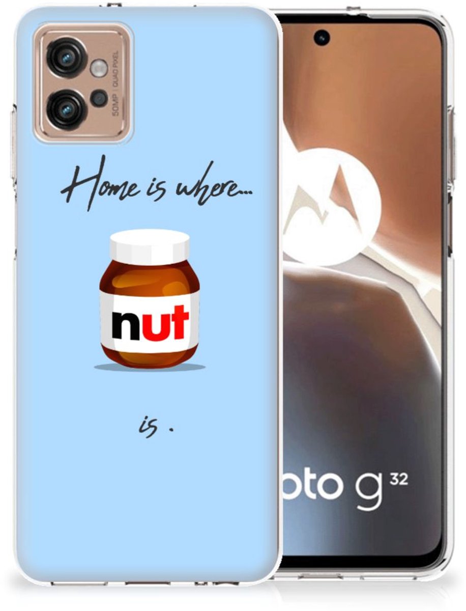 TPU Hoesje voor Motorola Moto G32 Siliconen Case Nut Home