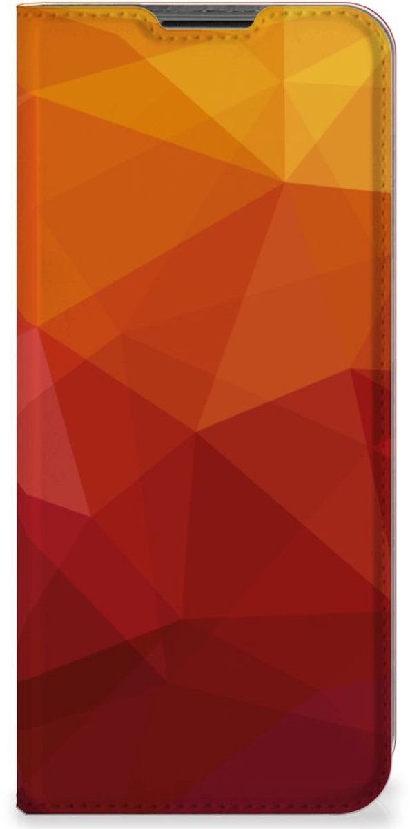 Standcase Hoesje voor Stand Case voor Nokia G50 Polygon Red