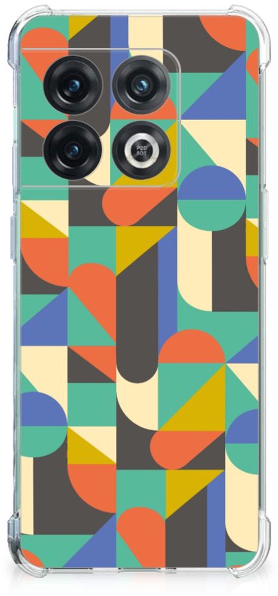 OnePlus 10 Pro Doorzichtige Silicone Hoesje Funky Retro