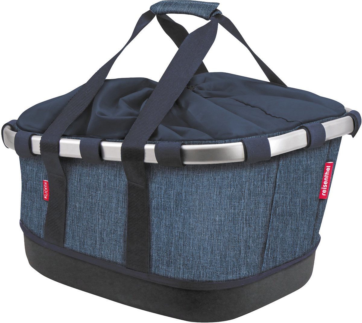 KLICKfix reisenthel Bikebasket GT 21 - Bagagedragermand (UniKlip 2) (leo nero)