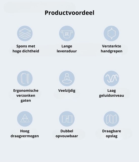 Livista® Multifunctionele Massagetafel - Opvouwbaar - Hoogwaardig Schuim - Verstelbare Hoogte (8 standen) - Draagvermogen 250KG - Inclusief Opbergtas - Zwart