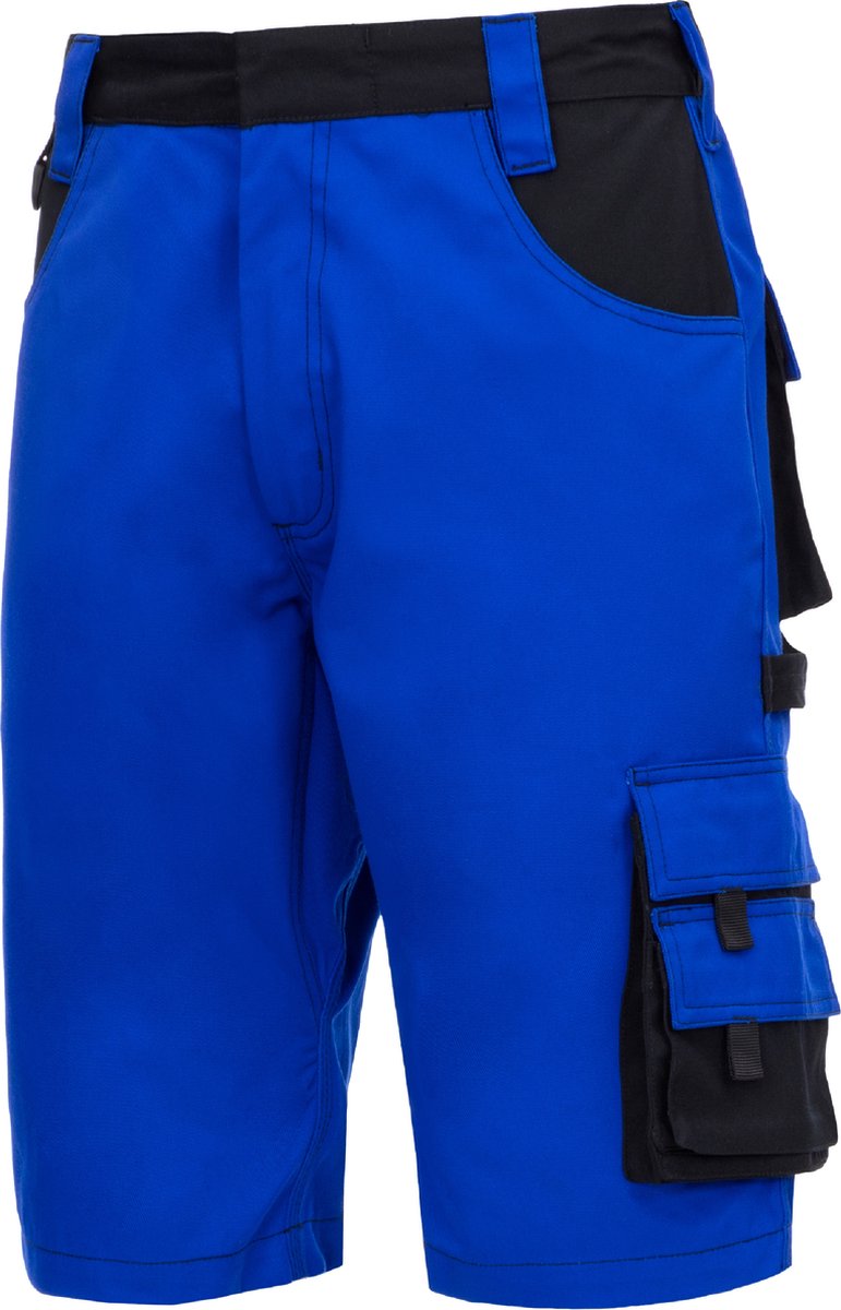 Nitras 7601 Motion Tex Plus korte werkbroek blauw maat 50