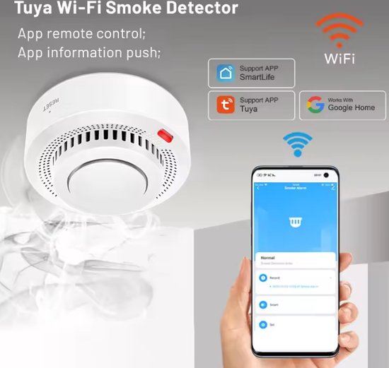 Tuya Slimme Rookmelder WiFi
