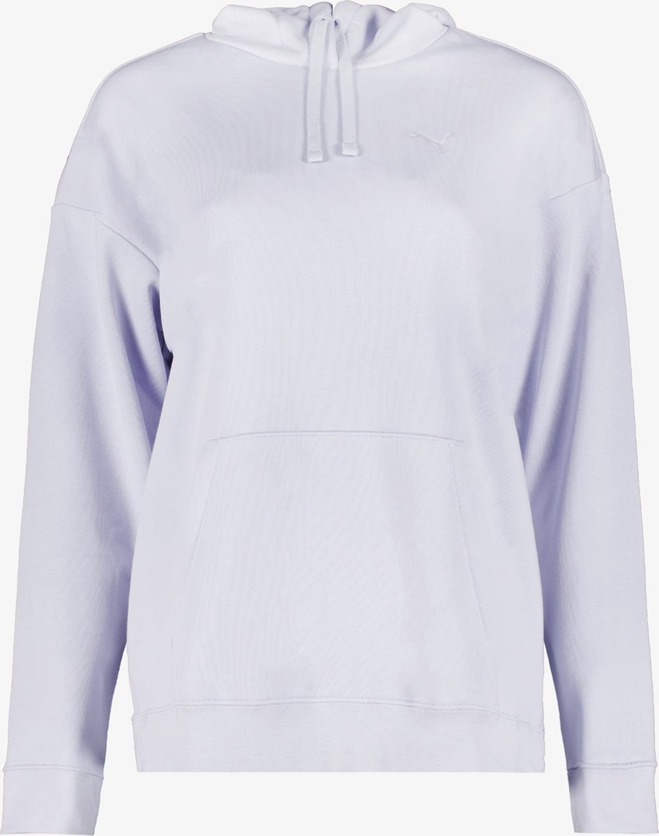 Puma Essentials Logo dames hoodie lichtpaars