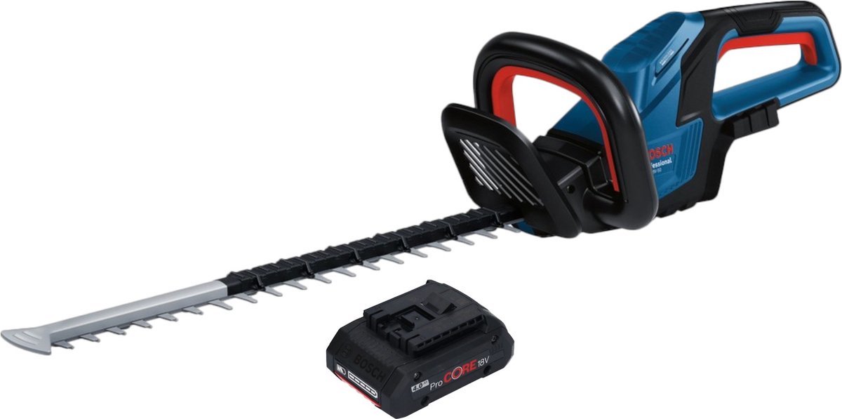 Bosch GHE 18V-50 Professionele accu heggenschaar 18 V 50 cm borstelloos + 1x ProCORE accu 4.0 Ah - zonder oplader