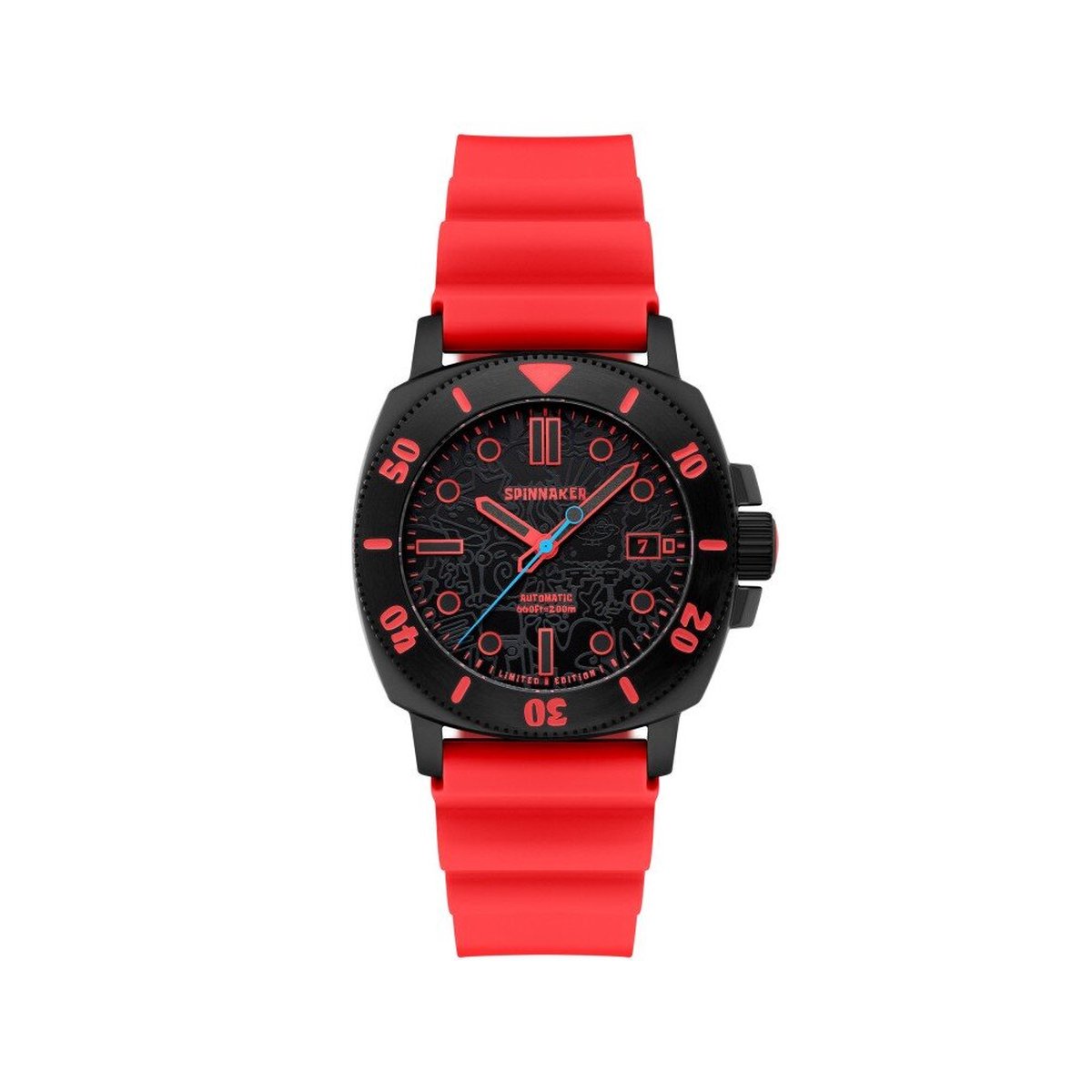 Spinnaker - SP-5147-04 - Polshorloge - Heren - Automatisch - HULL DIVER LTD EDT