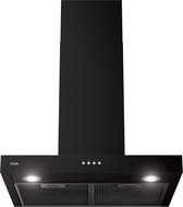 Bol.com ETNA AB260ZT - Blokmodel Schouwkap - Zwart - Energielabel A - 3 Afzuigstanden - 2 LED spots - Afvoer naar buiten of reci... aanbieding