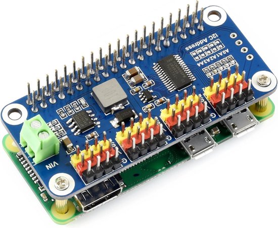 16-Kanaals PWM Servo Driver PCA9685 HAT voor Raspberry Pi I2C Interface ...