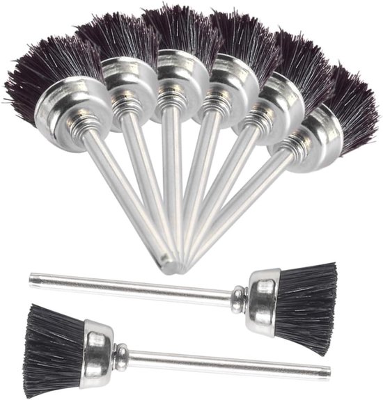 Allecta - Nagelborstel voor effectieve verzorging en reiniging van nagels - reinigingsborstel - mini-frees.