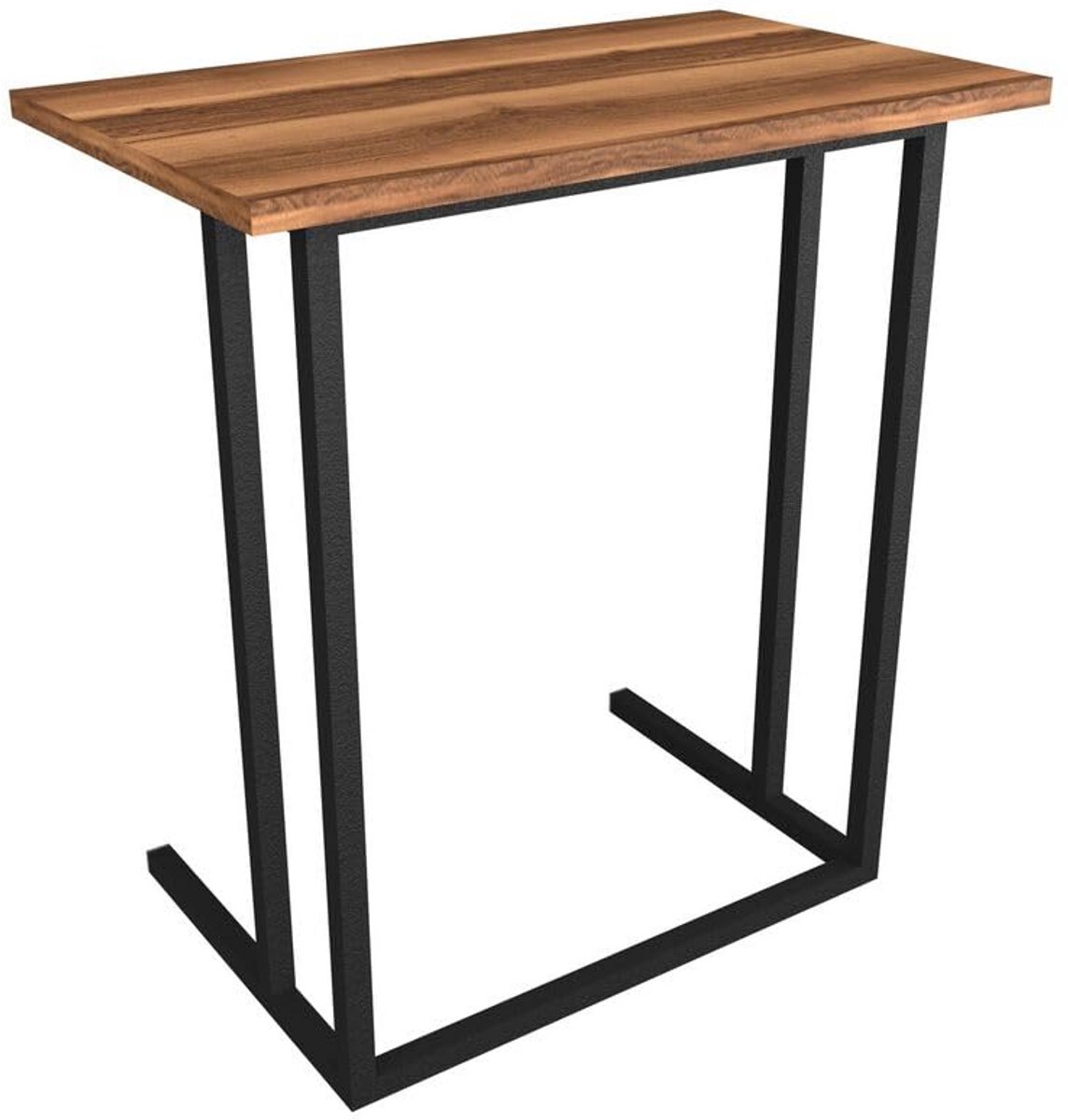 Draagbare C-vormige laptoptafel met metalen poten - Ideaal voor thuiskantoor