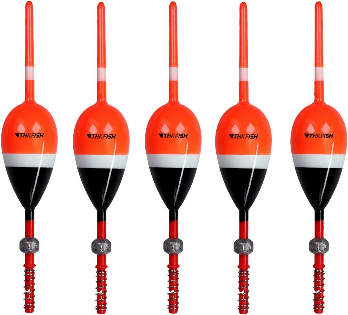 Vissersvlotten van Balsa Hout - 5 Stuks - Voor Crappie, Panfish, Walleye en Meer