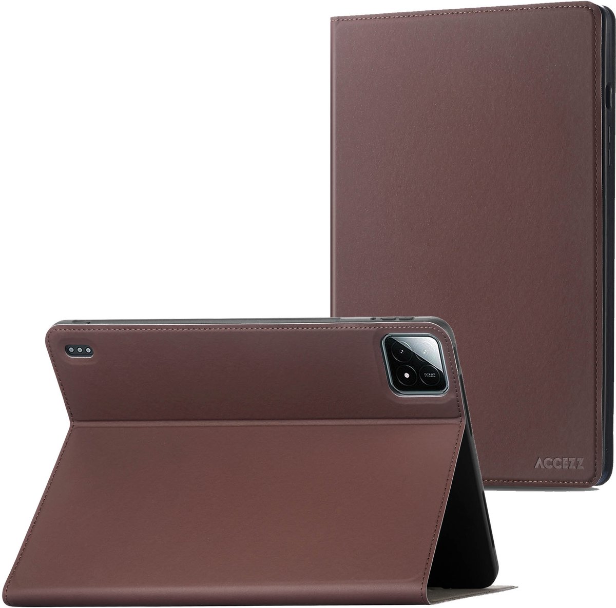 Accezz Tablet Hoes - Geschikt voor Xiaomi Pad 6S Pro 12.4 - Classic Tablet Case - Bruin
