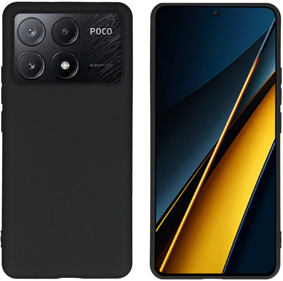 imoshion Hoesje - Geschikt voor Xiaomi Poco X6 Pro - Color Backcover - Zwart