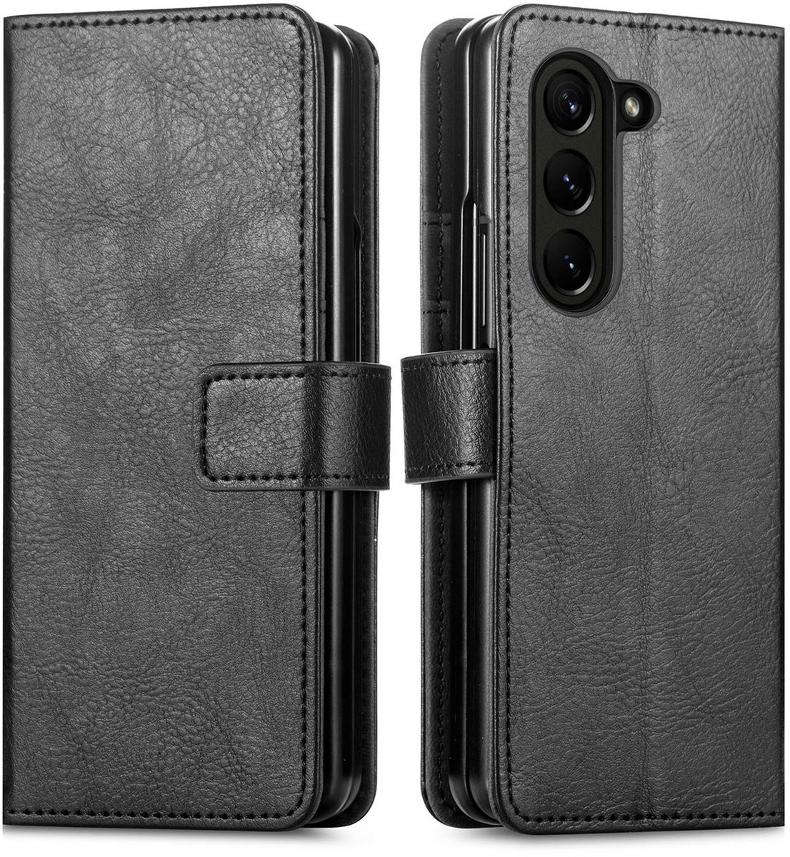 imoshion Hoesje - Geschikt voor Samsung Galaxy Z Fold 6 - Luxe Bookcase - Zwart