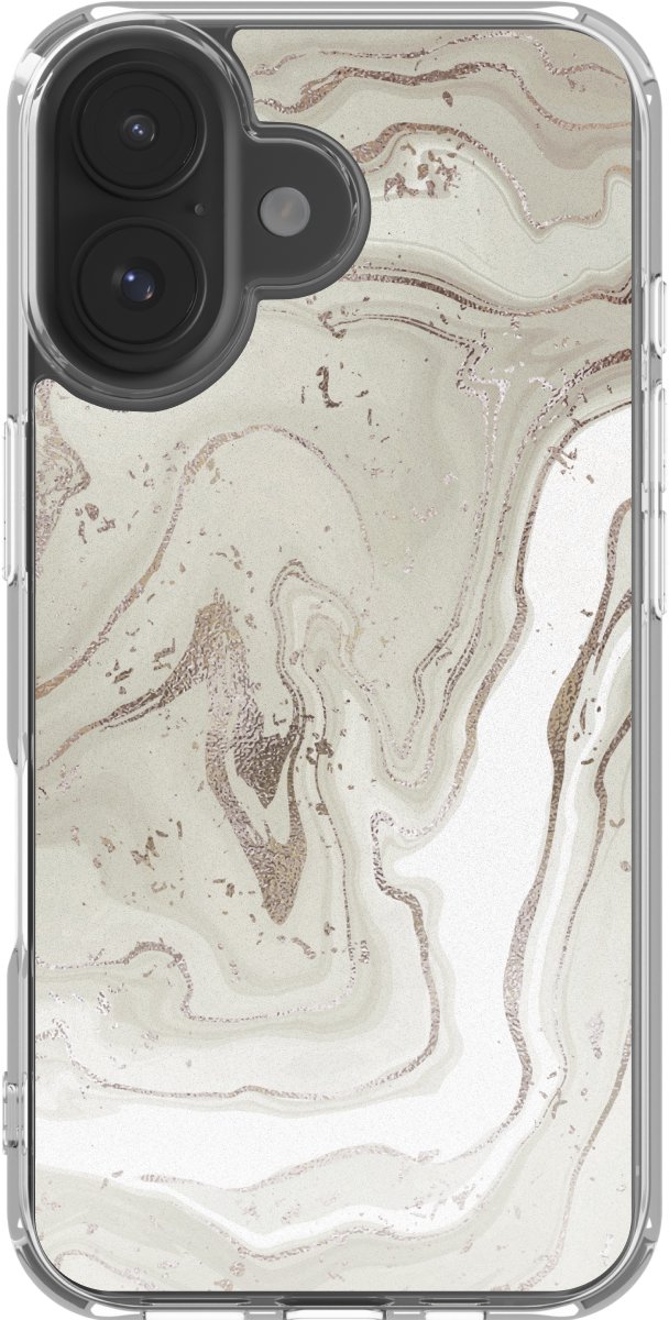 imoshion Hoesje - Geschikt voor Apple iPhone 17 - Design hoesje - Marble