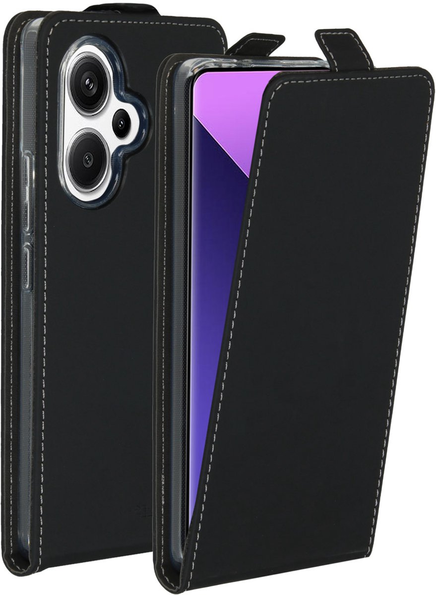 Accezz Hoesje - Geschikt voor Xiaomi Redmi Note 13 Pro Plus (5G) - Flipcase - Zwart