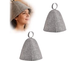 Saunahoed - Sauna Muts - 2 stuks - Saunahoed Vilt - Beschermt Tegen Hitte - Premium Sauna Accessoires
