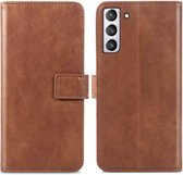 Coque Samsung Galaxy S21 FE iMoshion Luxe Booktype - Marron