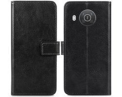 imoshion Hoesje - Geschikt voor Nokia X10 / Nokia X20 - Luxe Bookcase - Zwart