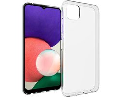 Accezz Hoesje - Geschikt voor Samsung Galaxy A22 (5G) - Clear Backcover - Transparant