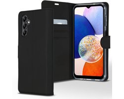 Accezz Hoesje - Geschikt voor Samsung Galaxy A14 (5G) / A14 (4G) - Wallet Softcase Bookcase - Zwart