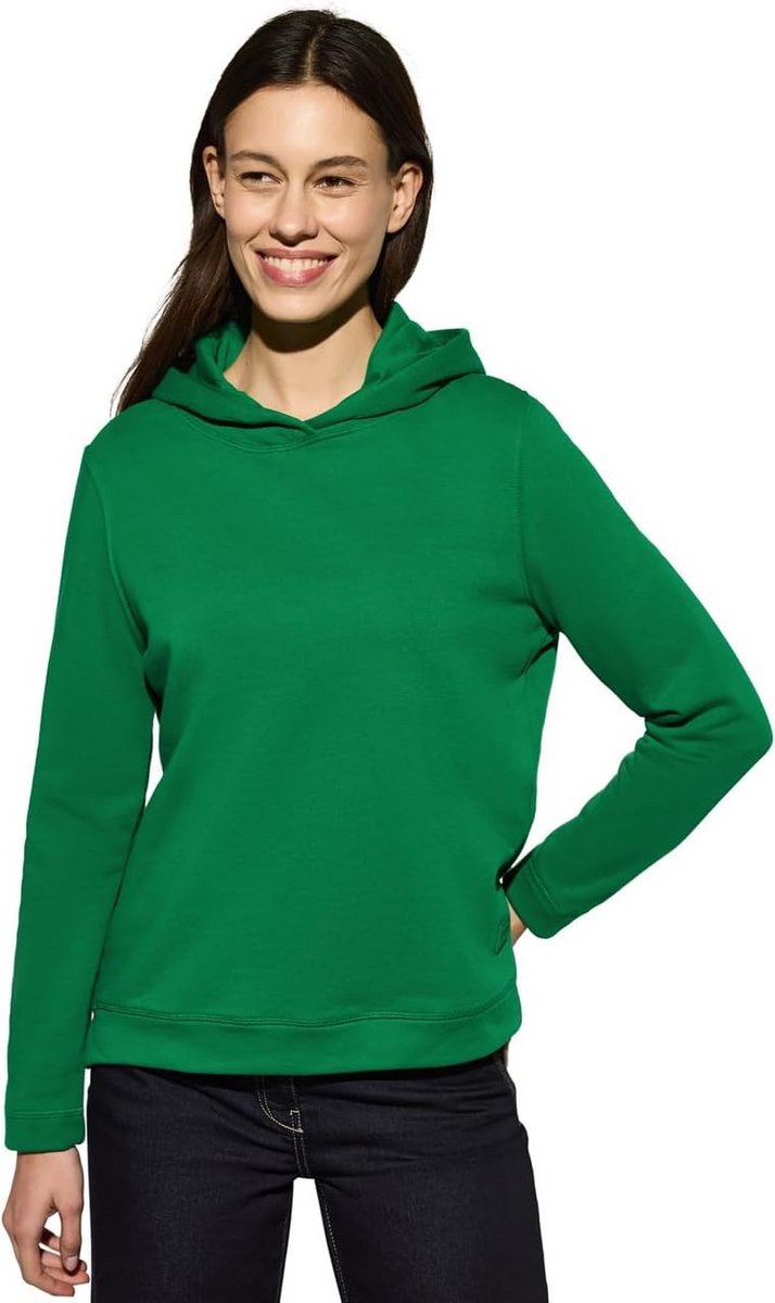 Comfortabele Dames Basic Sweater met Capuchon