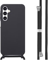 imoshion Étui adapté pour Samsung Galaxy A16 (5G) Étui avec cordon - imoshion Étui en Siliconen avec cordon - Zwart