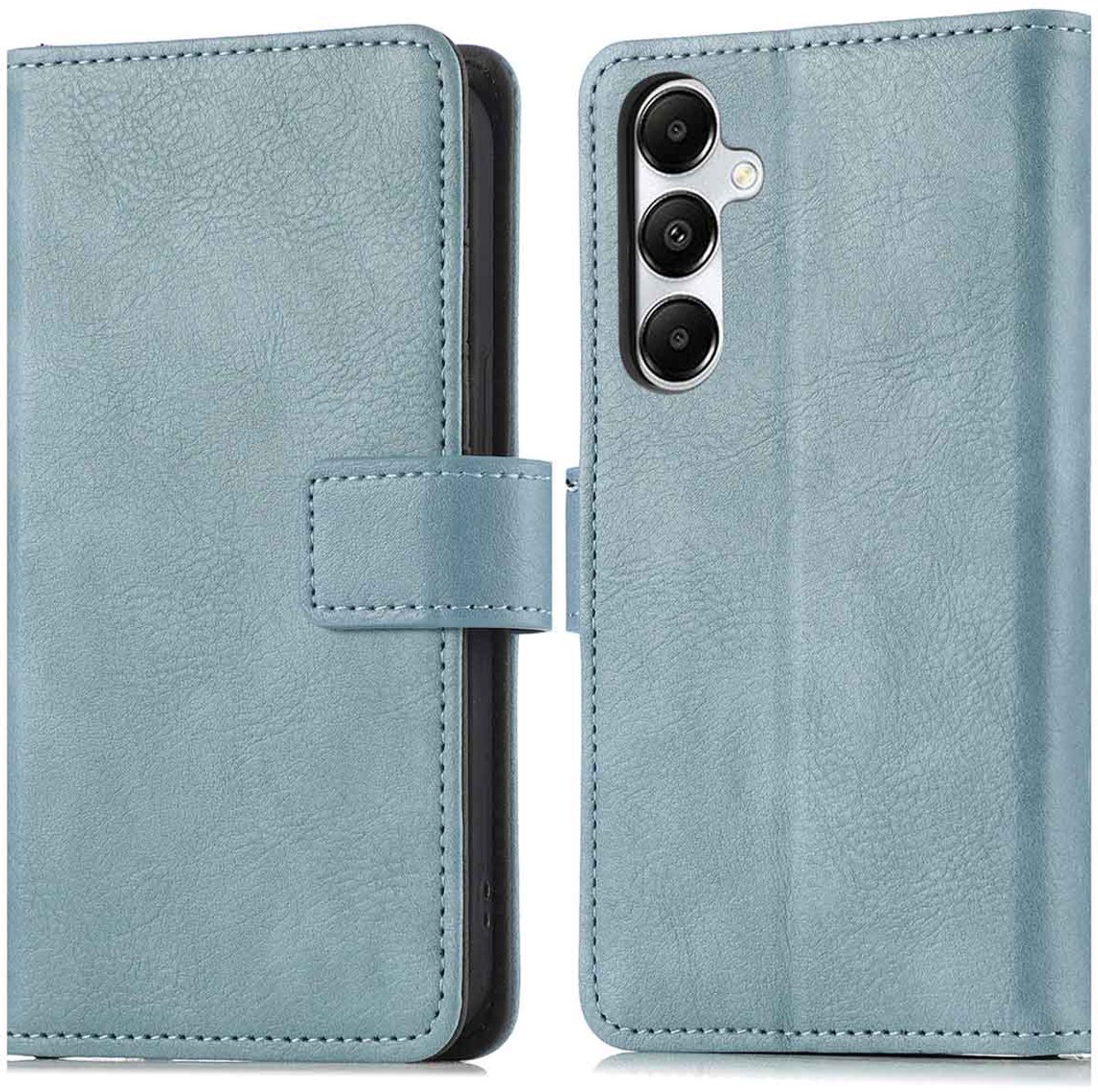 imoshion Hoesje - Geschikt voor Samsung Galaxy S24 / S25 - Luxe Bookcase - Lichtblauw