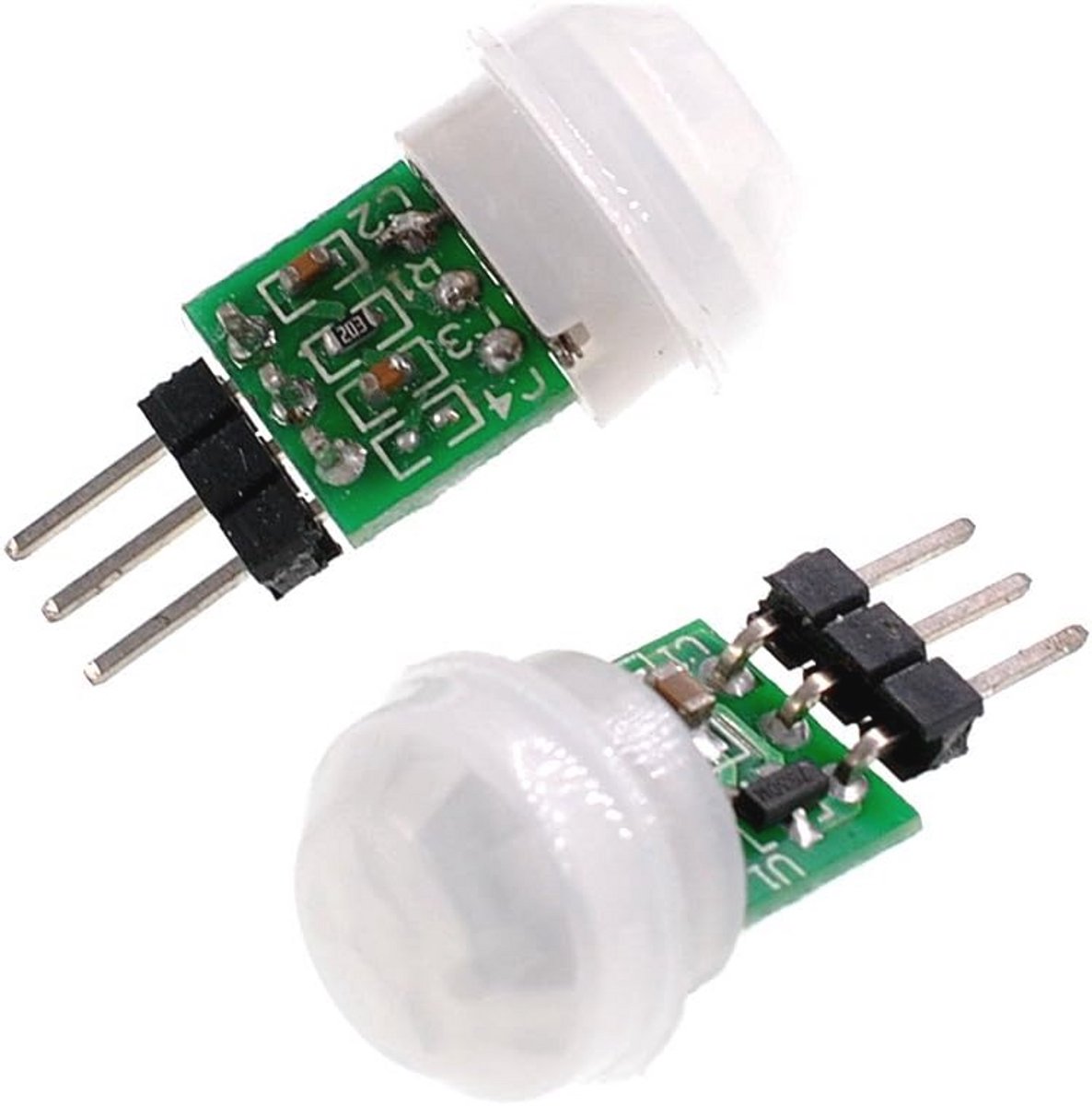 2 Stuks Mini Pyroelektrische PIR Sensor Module Handmatige Bewegingsinfrarood Detector