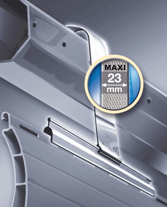 Rolluik ophangingen voor 60mm rolluikbuis, RVS, 3 stuks, zilver | bol