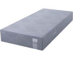 MLILY Plus matras, 100 x 200 cm, traagschuimmatras met een hoogte van 26 cm, aangenaam ligcomfort, 7 comfortzones en 4 lagen voor een luxe slaap