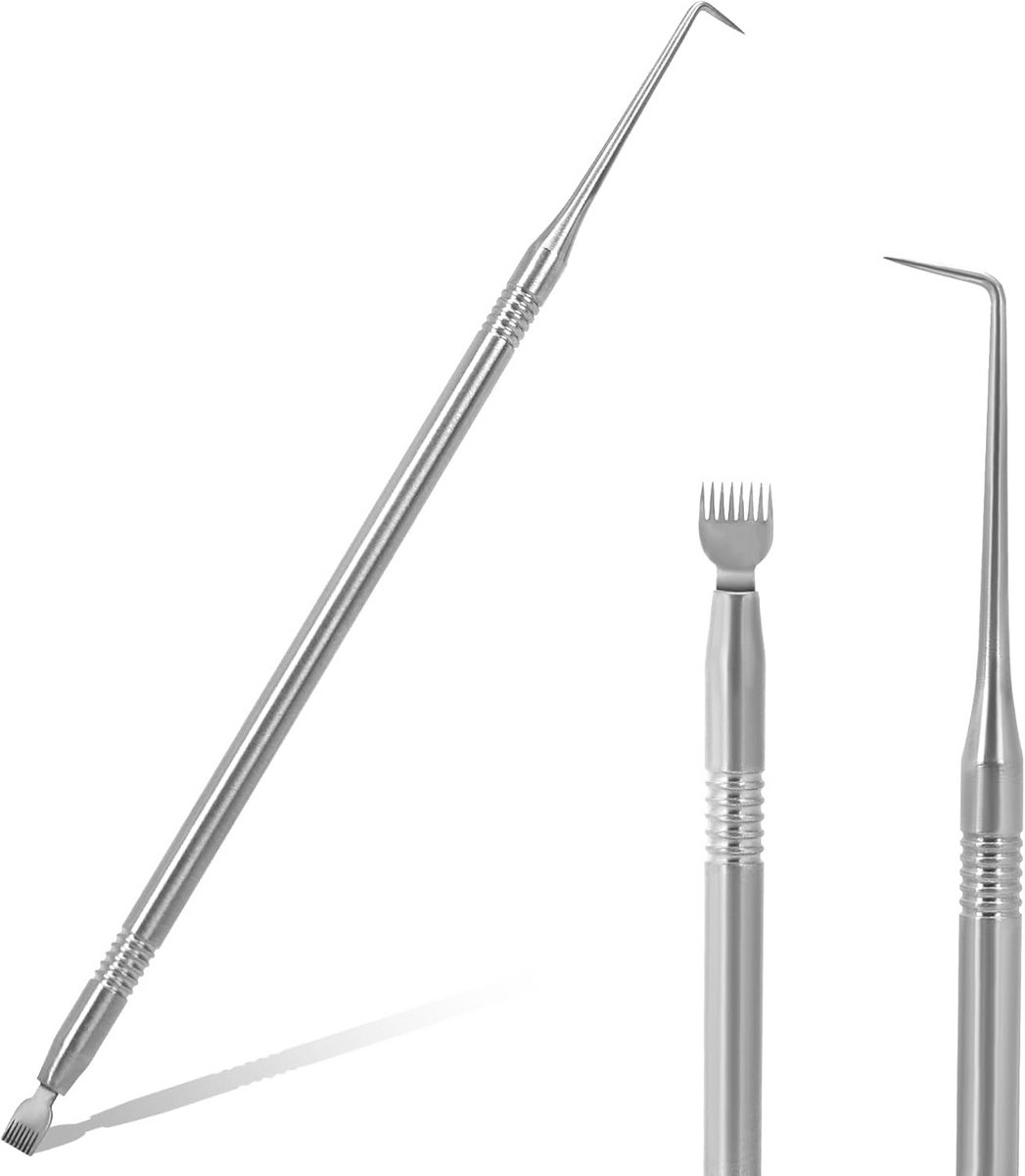 Wimperborstel, wimperliftingkam, roestvrij staal, wimperlifting, separator, mascara, wimperscheider, wimperkam, Lash Lift, accessoires voor wimperverlenging