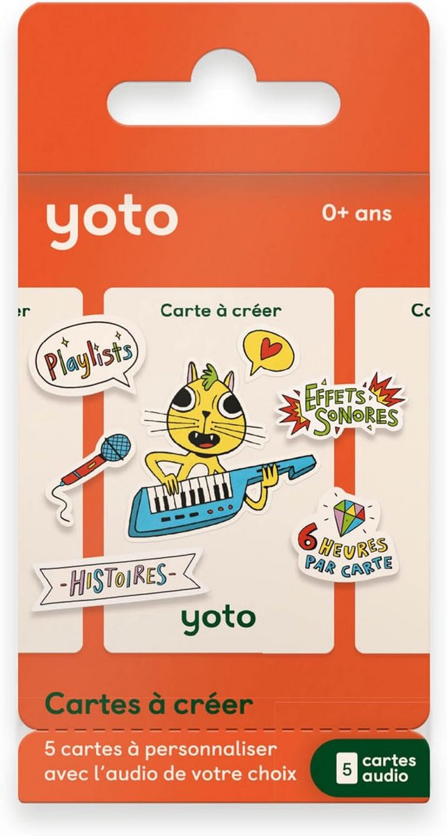 Lege Luisterkaarten voor Kinderspeler: Maak Eigen Audioboeken, Muziek en Verhalen