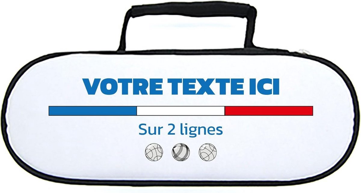 Boule Ball Cover met Franse Vlag en Icon