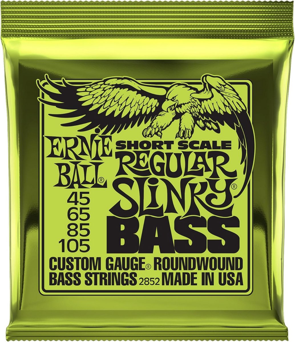 Regular Slinky Nickel Wound Short Scale Bass Strings 50-105 Gauge