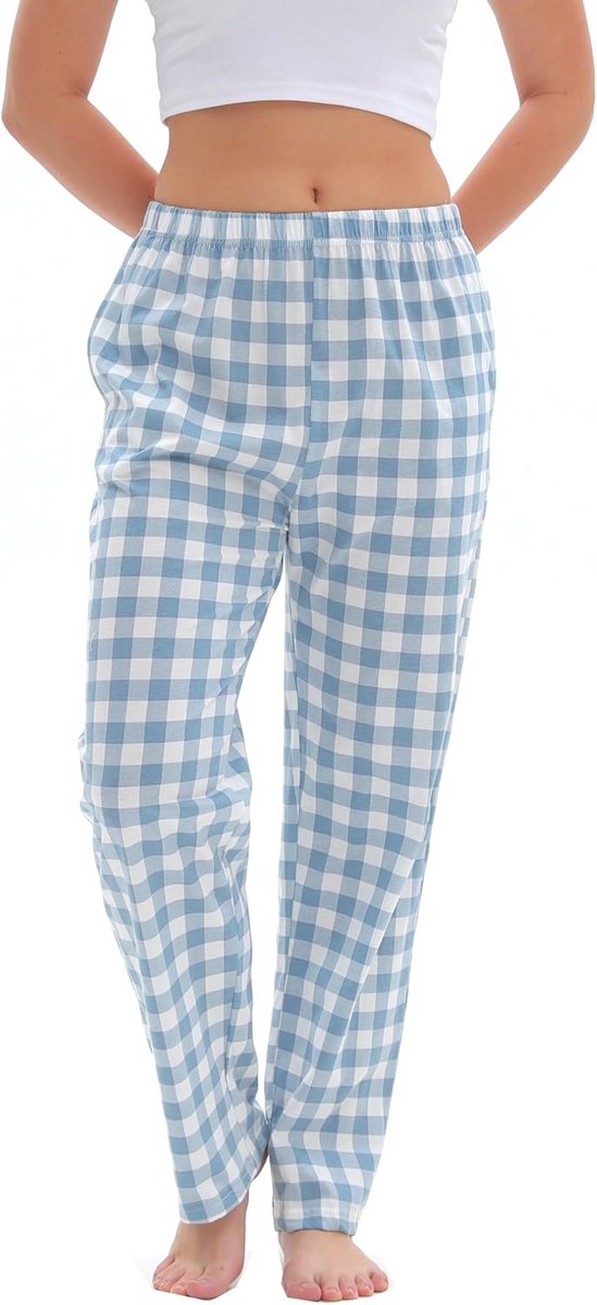 Zachte Katoenen Dames Pyjamabroek - Comfortabele Loungebroek