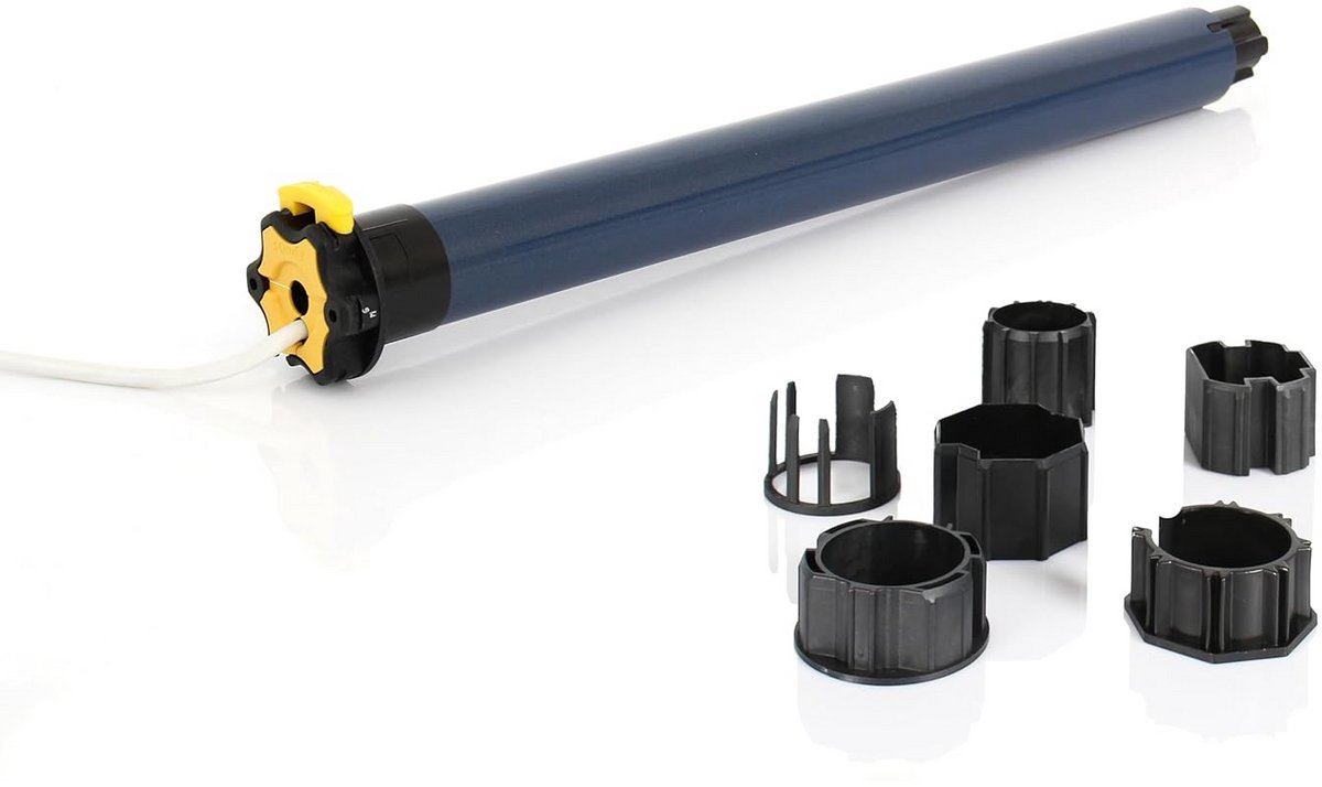 Rolluikmotor Set - Motor Kit - Rolluiken Automatiseren - Directe Instelling - 35 Nm - Grijs