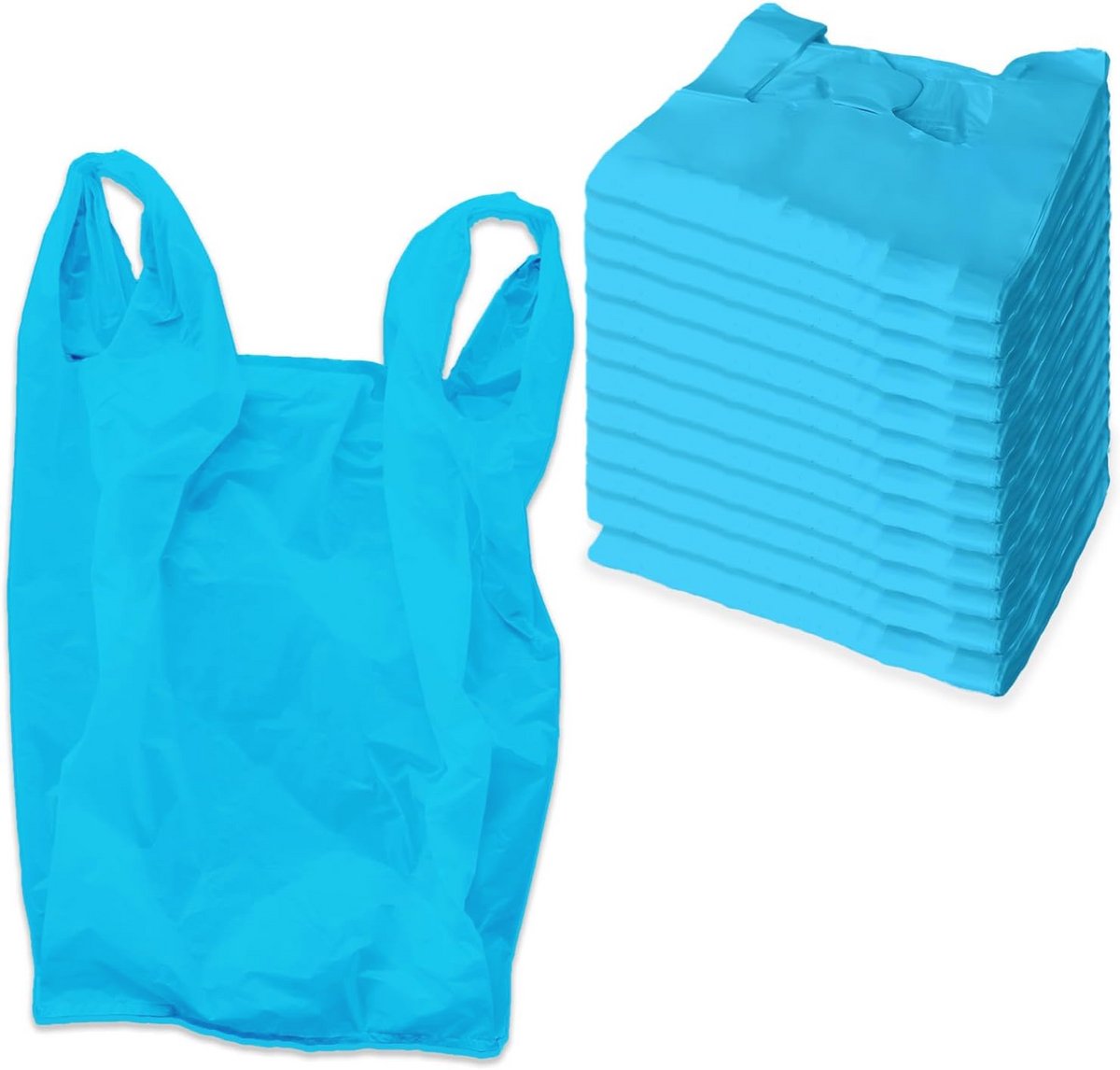 Transporttassen van robuust kunststof | 27,9 x 43,2 x 53,3 cm | Blauw | 300 stuk