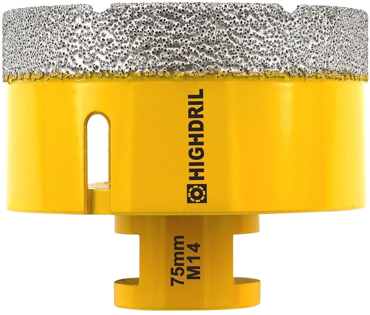 Diamant Kernboor 75 mm M14 Draad voor Porseleinen Tegels en Graniet - Droog Boren