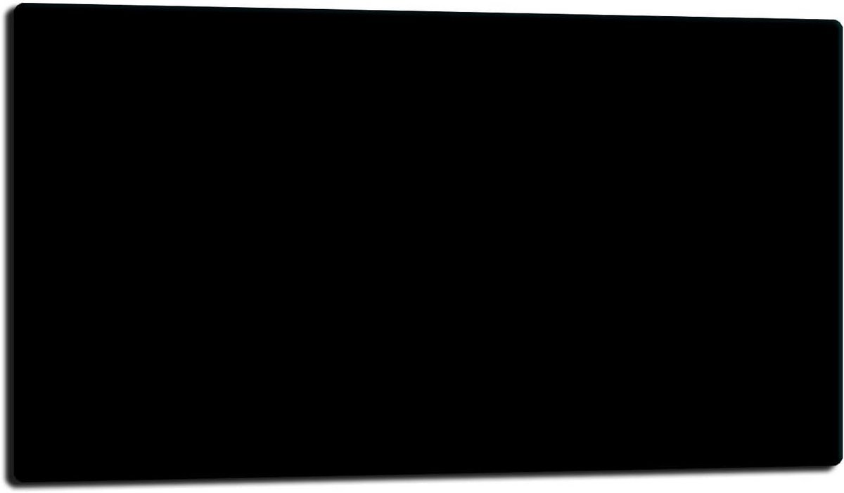 Universele Zwarte Glazen Afdekplaat voor Kookplaat 80x52 cm Spatbescherming en Snijplank