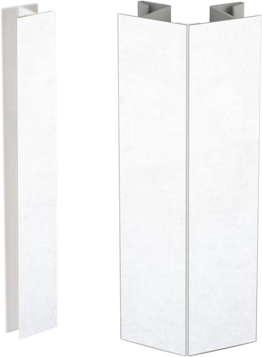 Keukensokkel PVC 2,5 m met verschillende hoogtes en kleuren | Inclusief accessoires