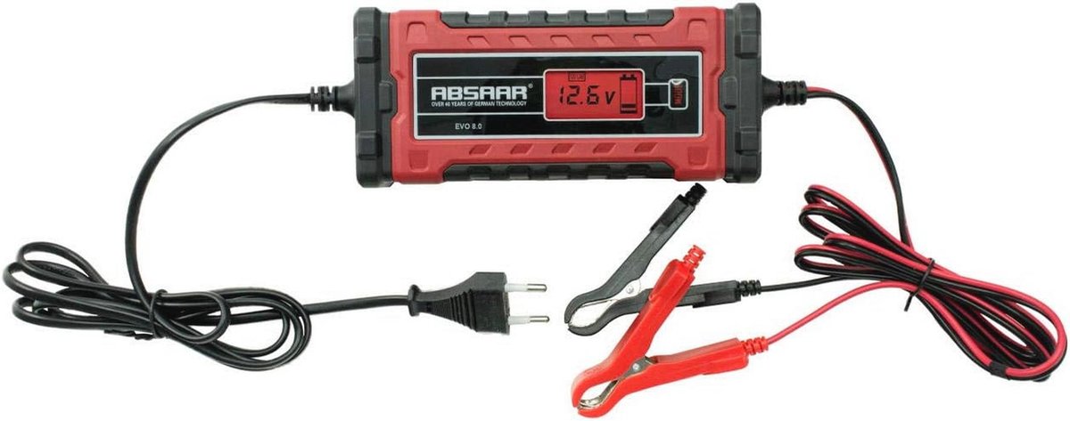Acculader 12V 24V 8A voor auto's en motoren