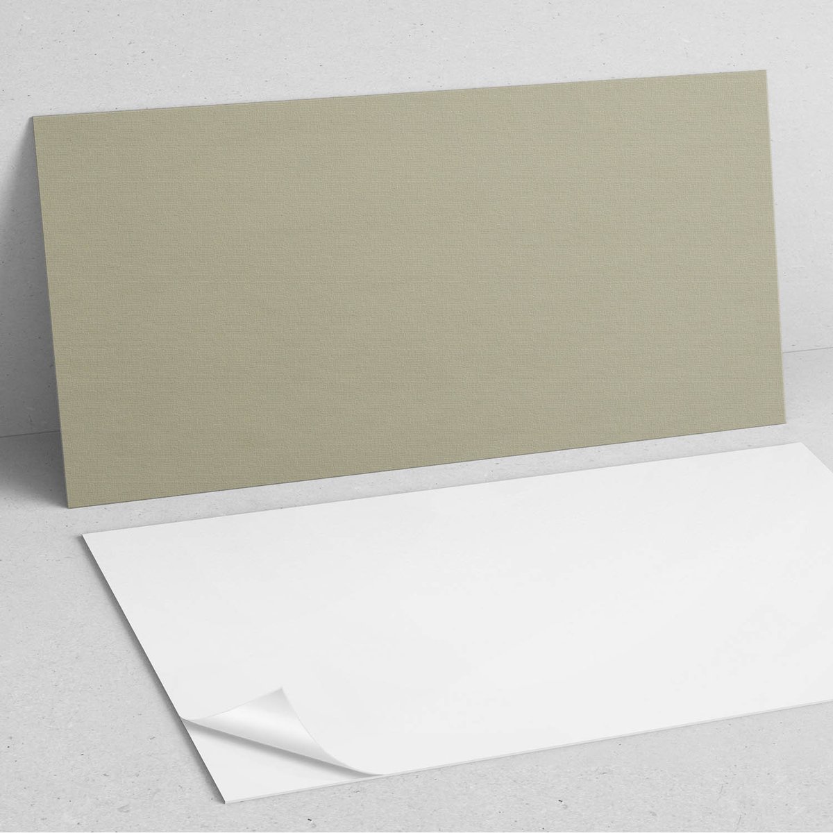 Coloray Wandpanelen Zelfklevend - Kleur: Lichtgroen PVC Wandpaneel - 100 cm x 50 cm - Groe