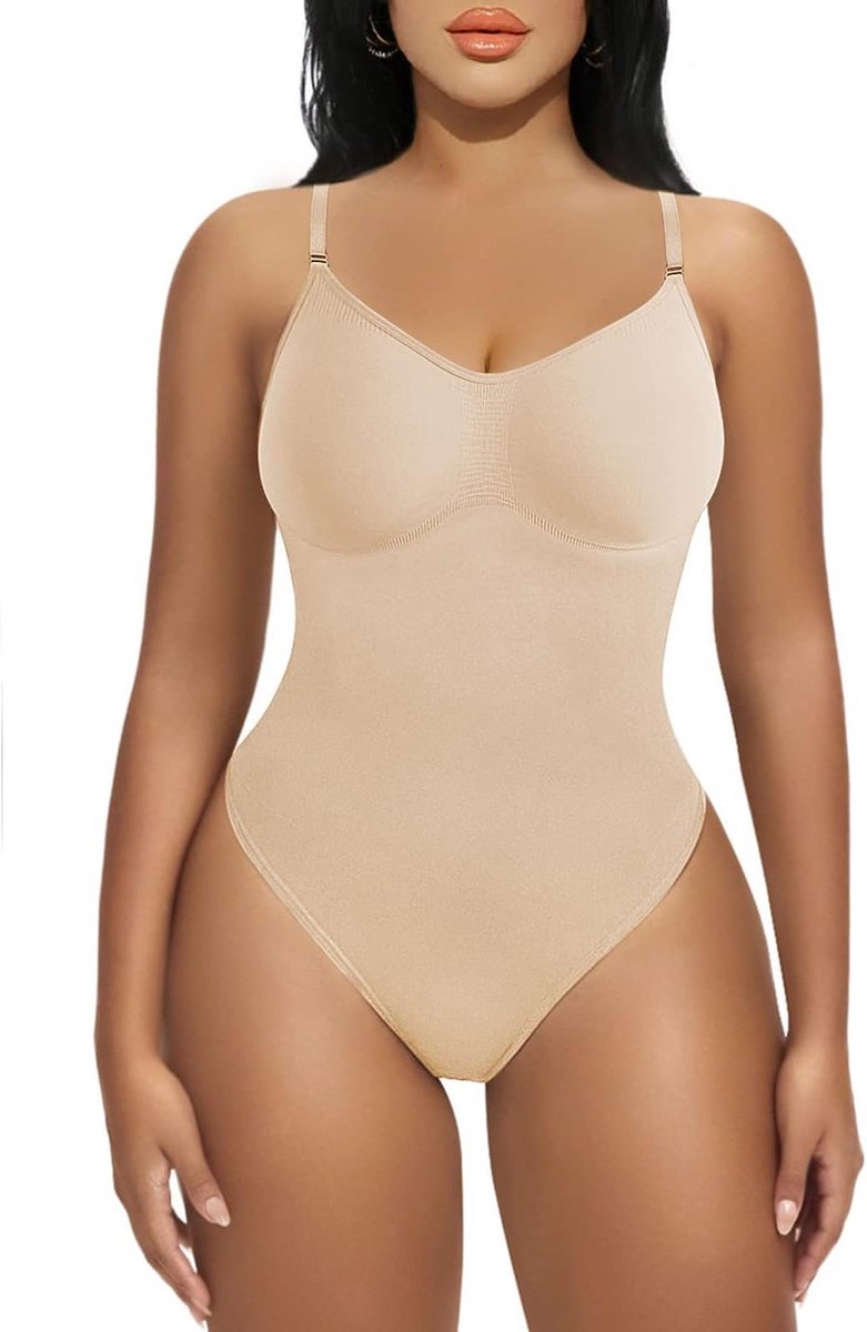Naadloos Vrouwen Shapewear Bodysuit met Buikcontrole en Gesneden Taille