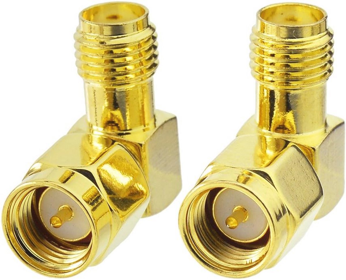 4G Antenne Adapter SMA Female naar Male - 2 Stuks voor DAB Auto Antenne, UMTS, Mobiel Breedband