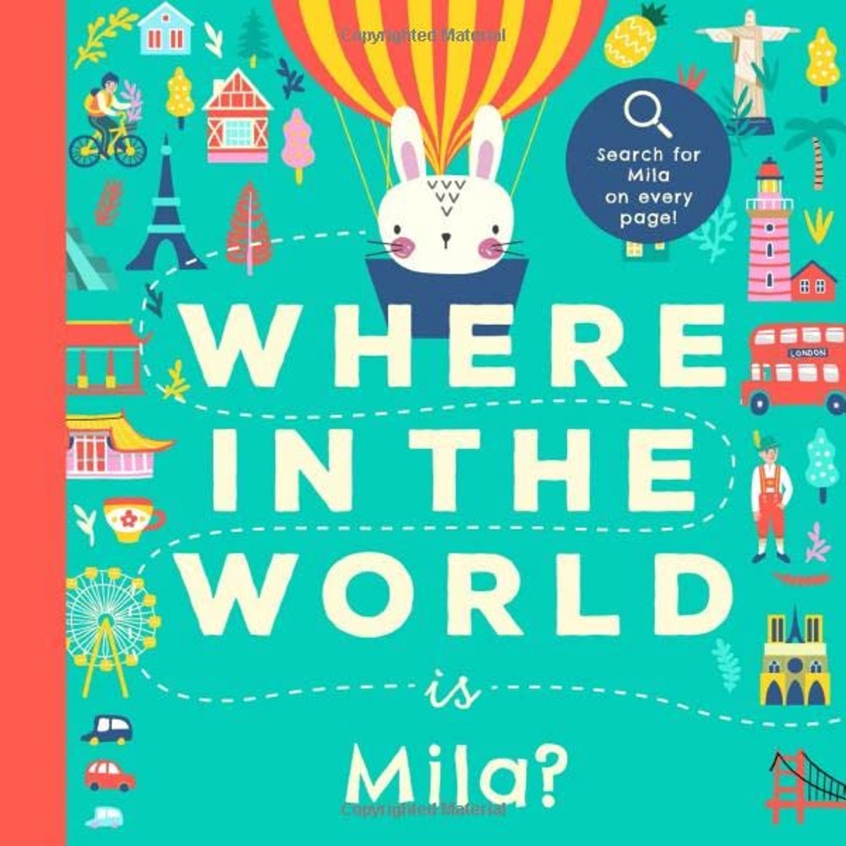 Zoek-en-vind Boek voor Kinderen: Gepersonaliseerd Reisavontuur met Mila