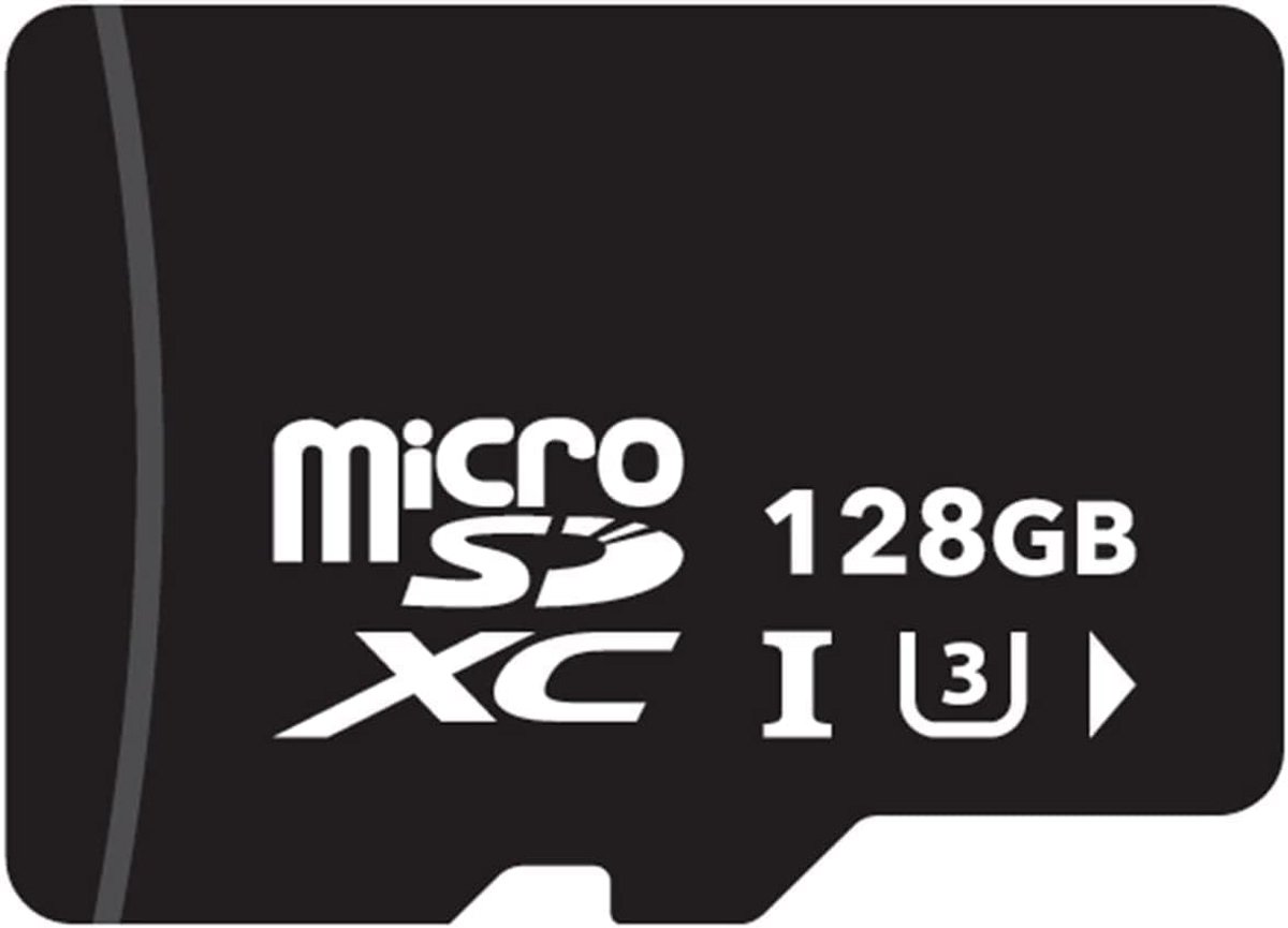 128 GB Micro SD Kaart Geschikt voor Bewakingscamera's