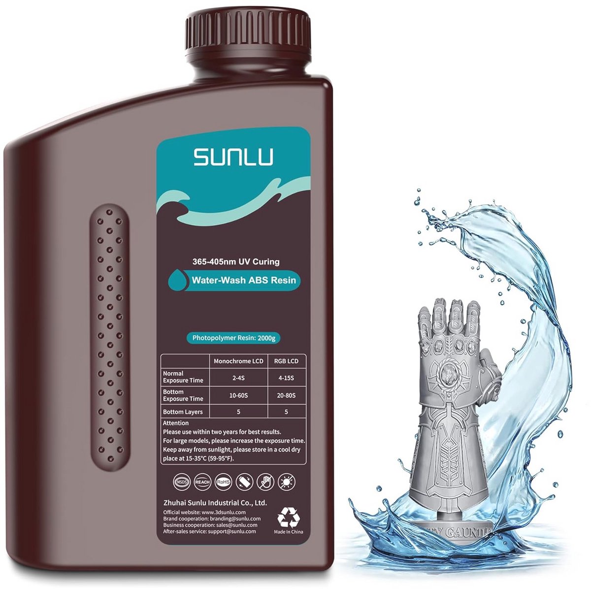 Waterwasbare ABS 3D-printerhars - 2 kg - voor hoge precisie en betere stevigheid